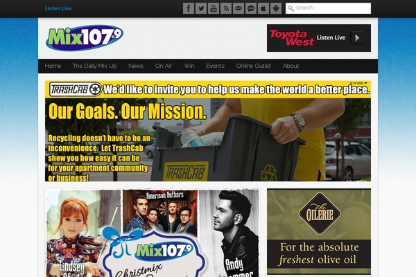 mymix1079.com site used Radio-stations