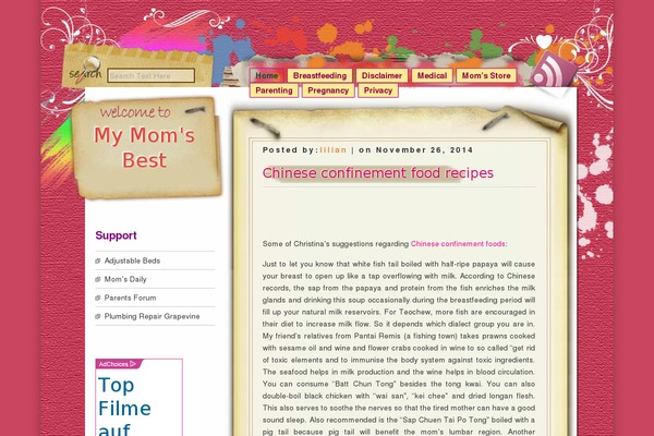 mymomsbest.com site used D5 COLORFUL