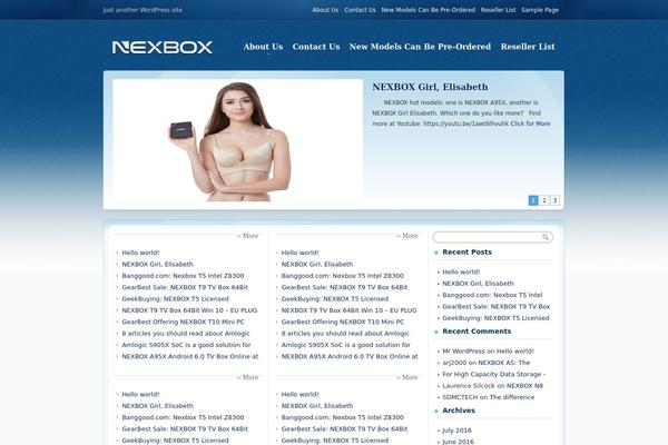 WordPress website example screenshot