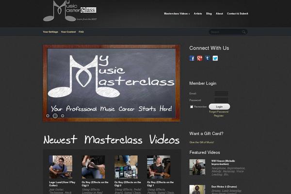 mymusicmasterclass.com site used Mmmc-theme