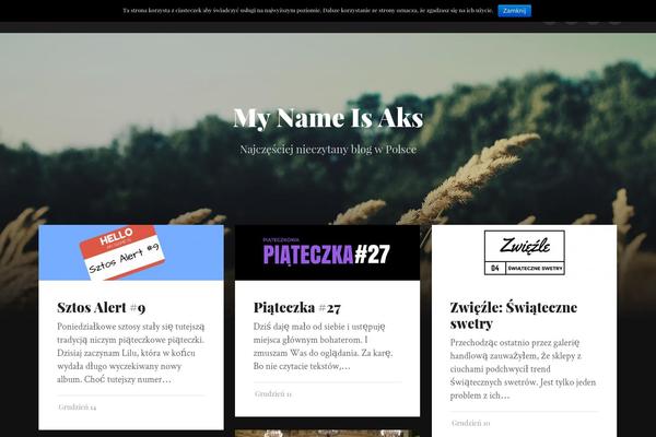 Garfunkel theme site design template sample