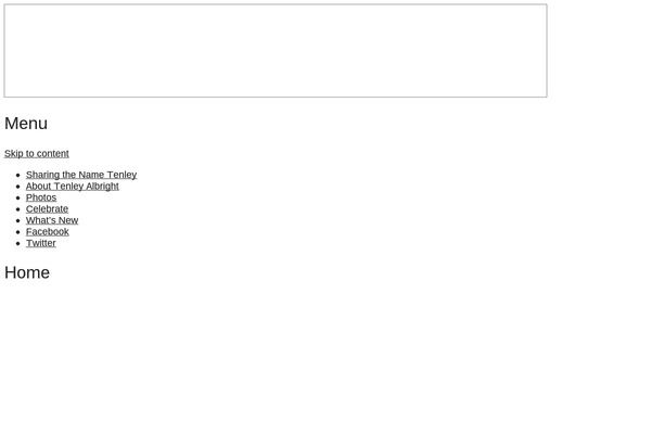 WordPress website example screenshot