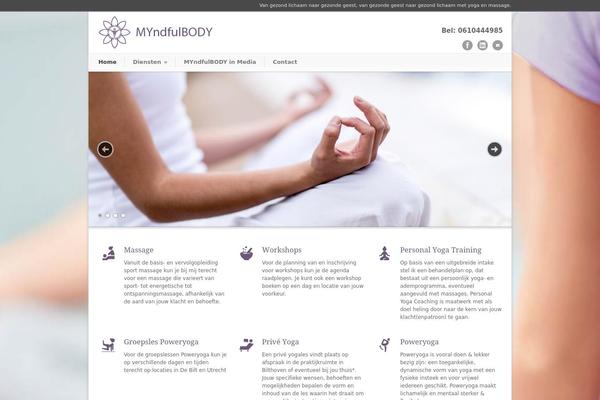 myndfulbody.nl site used Weboom