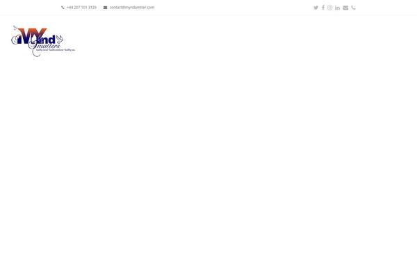 Total theme site design template sample