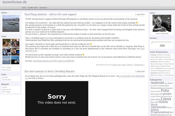 WordPress website example screenshot