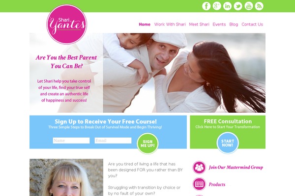 mynextchaptercoaching.com site used Shari