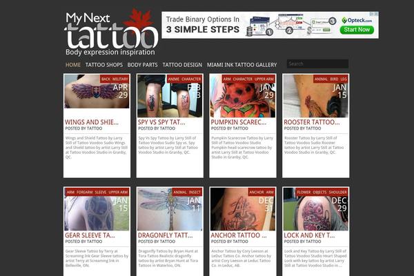 mynexttattoo.ca site used Fancier