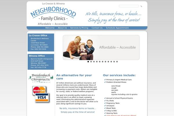 WordPress website example screenshot