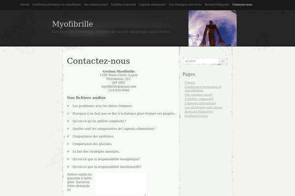 myofibrille.ca site used Zonevente
