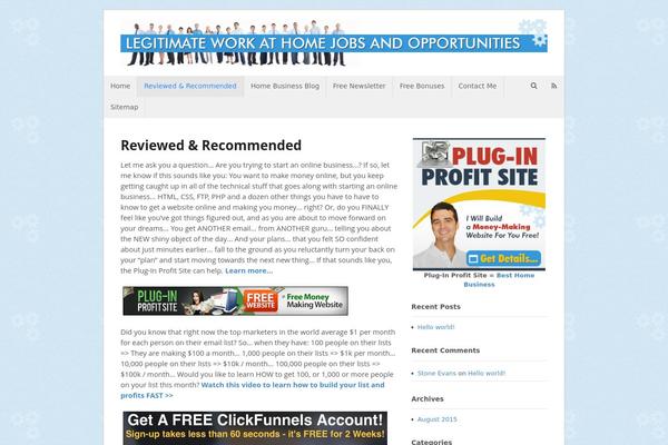 WordPress website example screenshot