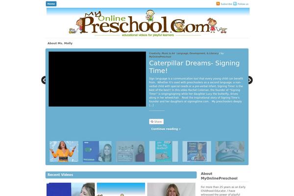 myonlinepreschool.com site used Videozoom-old