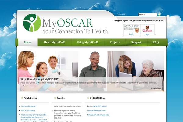 myoscar.org site used Oscarmcmaster