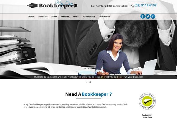 myownbookkeeper.com.au site used Bookkeeper