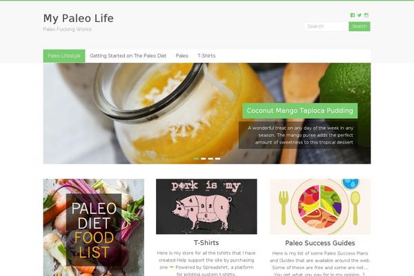 WordPress website example screenshot