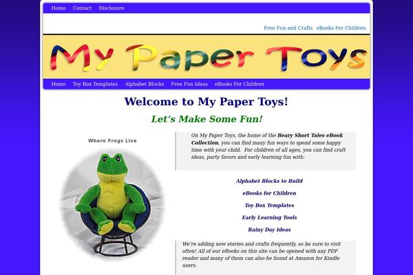 mypapertoys.com site used Weaver Xtreme