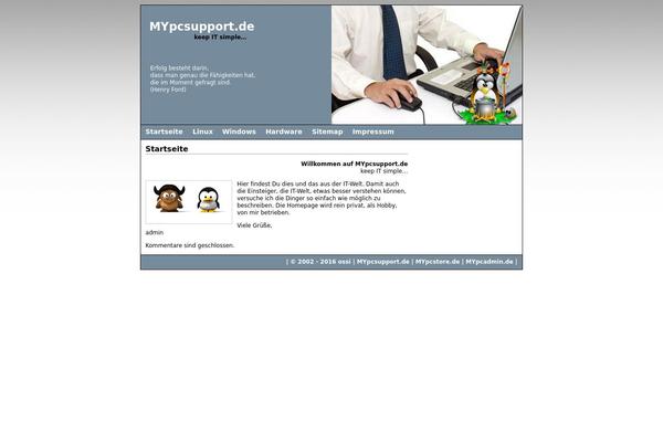 mypcsupport.de site used Mypcsupport