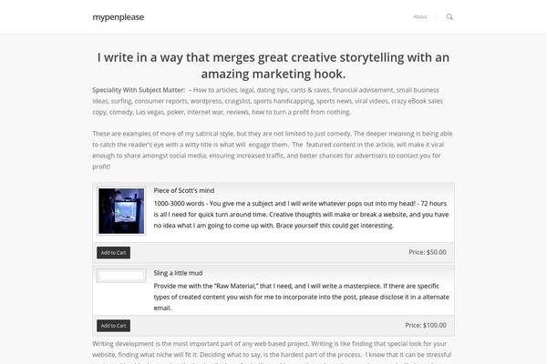 Salient theme site design template sample