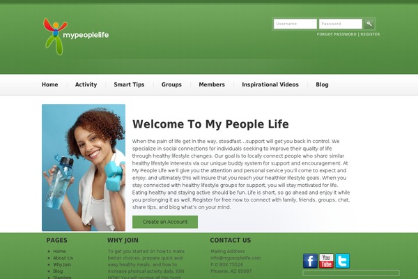 mypeoplelife.com site used Huddlepackage