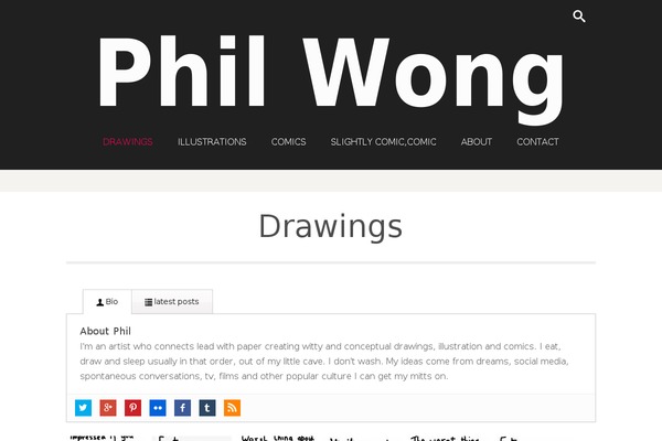 myphilwong.com site used Sublime Press