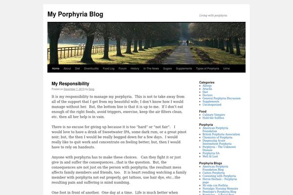 WordPress website example screenshot