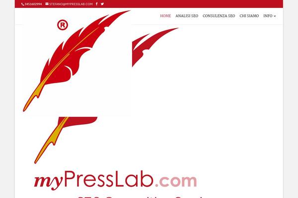 WordPress website example screenshot