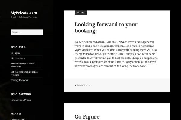 Twenty Fifteen theme site design template sample