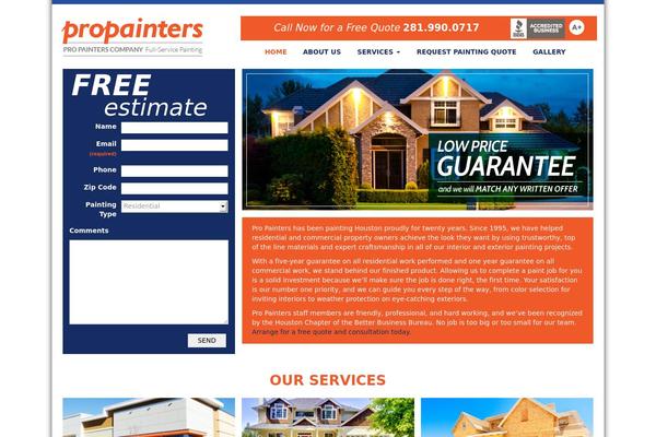 mypropainters.com site used Propainters