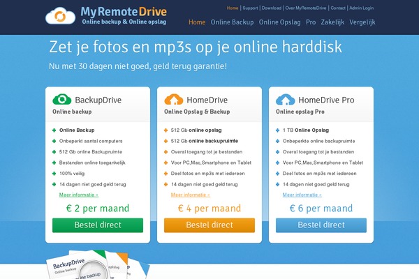 myremotedrive.nl site used Myremotedrive