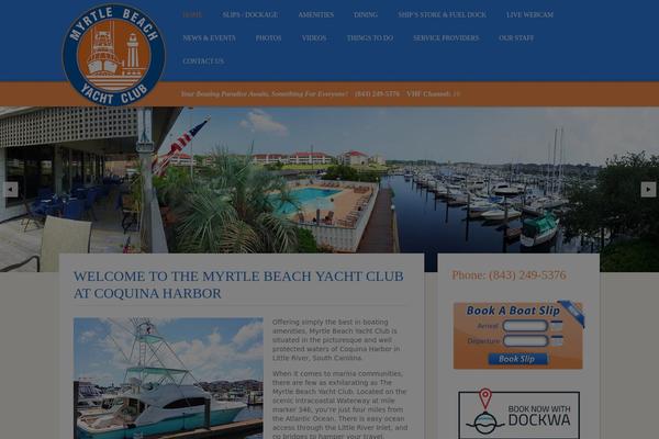 myrtlebeachyachtclub.com site used Anchor