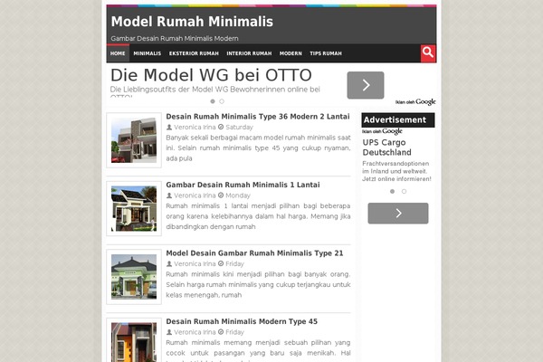 WordPress website example screenshot