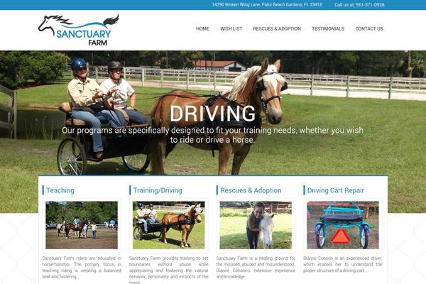 WordPress website example screenshot