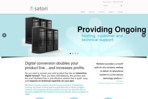 WordPress website example screenshot