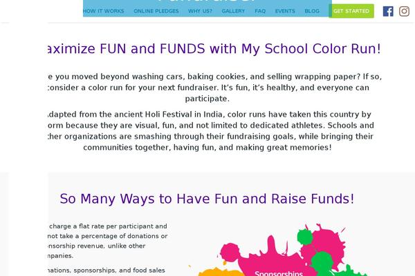 myschoolcolorrun.com site used Rod-basic