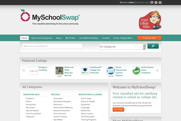 WordPress website example screenshot