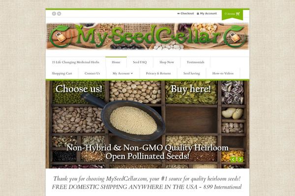 myseedcellar.com site used Organic_shop_v2.6.2