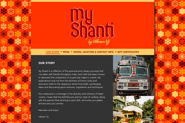 myshanti theme websites examples