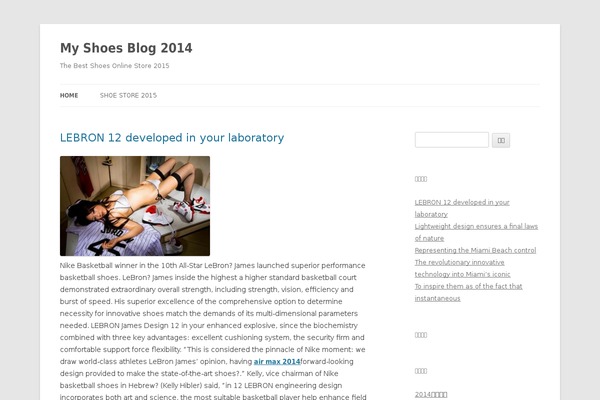 Twenty Twelve theme site design template sample