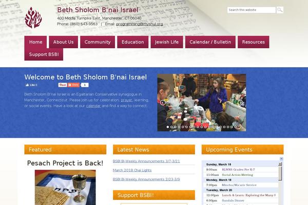 myshul.org site used Autumntrees-responsive