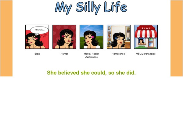 mysillylife.net site used Gothic