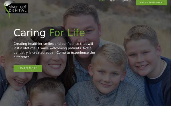 WordPress website example screenshot