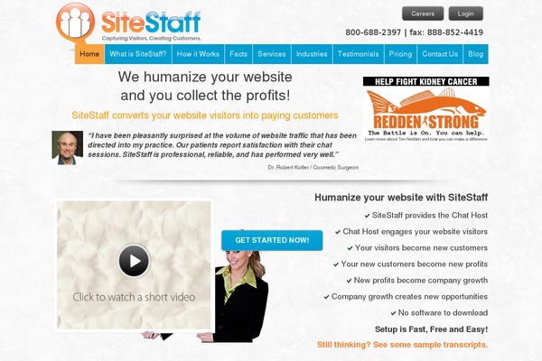 WordPress website example screenshot