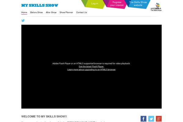 myskillsshow.com site used The-skills-show