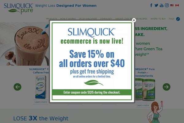 myslimquick.com site used Slimquick