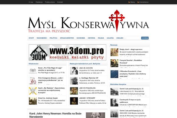 myslkonserwatywna.pl site used Wp Clear321