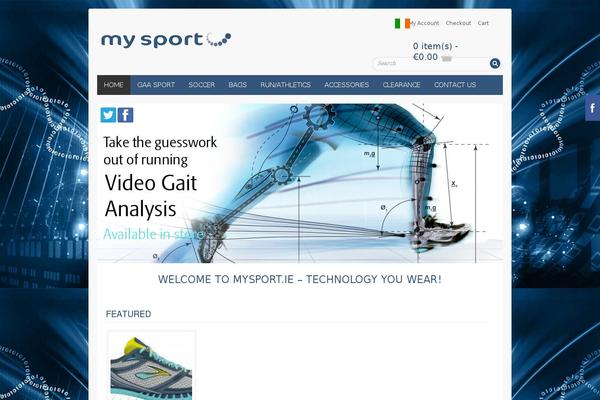 mysport.ie site used Mysport