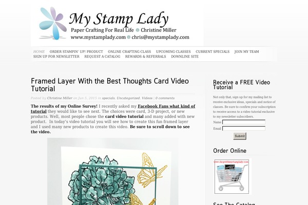 mystamplady.com site used SimplePress