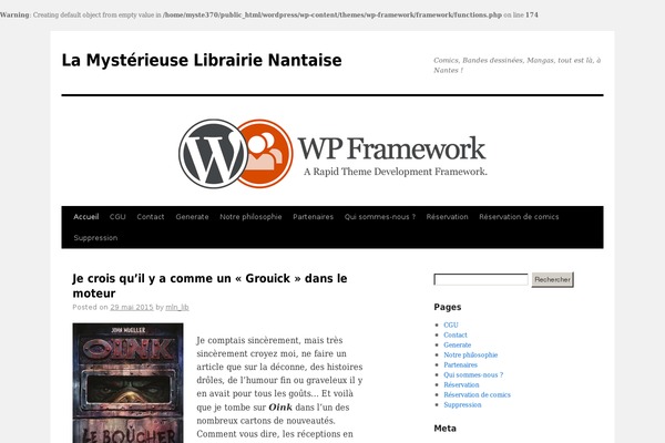 mysterieuse-librairie.fr site used Lmln