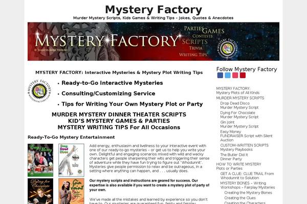 mysteryfactory.com site used Ecclesiastical