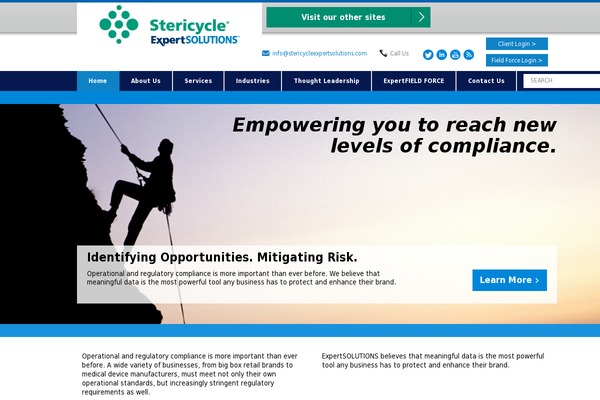 stericycle theme websites examples