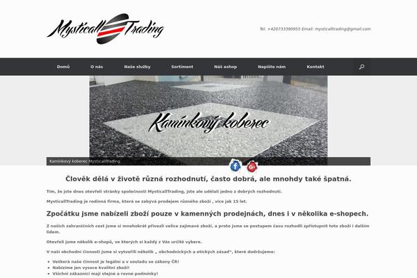 Vantage theme site design template sample